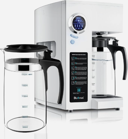 Bluevua ROPOT Countertop 4-Stage Reverse Osmosis Purifier (Borosilicate Carafe)