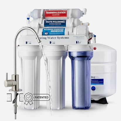 iSpring RCC7AK 6-Stage Alkaline Under-Sink Reverse Osmosis System
